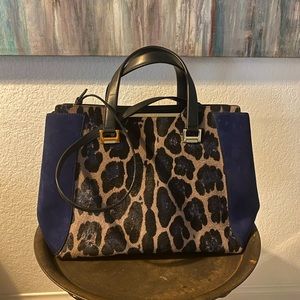 Jimmy Choo Women's Blue Alfie Medium Suede